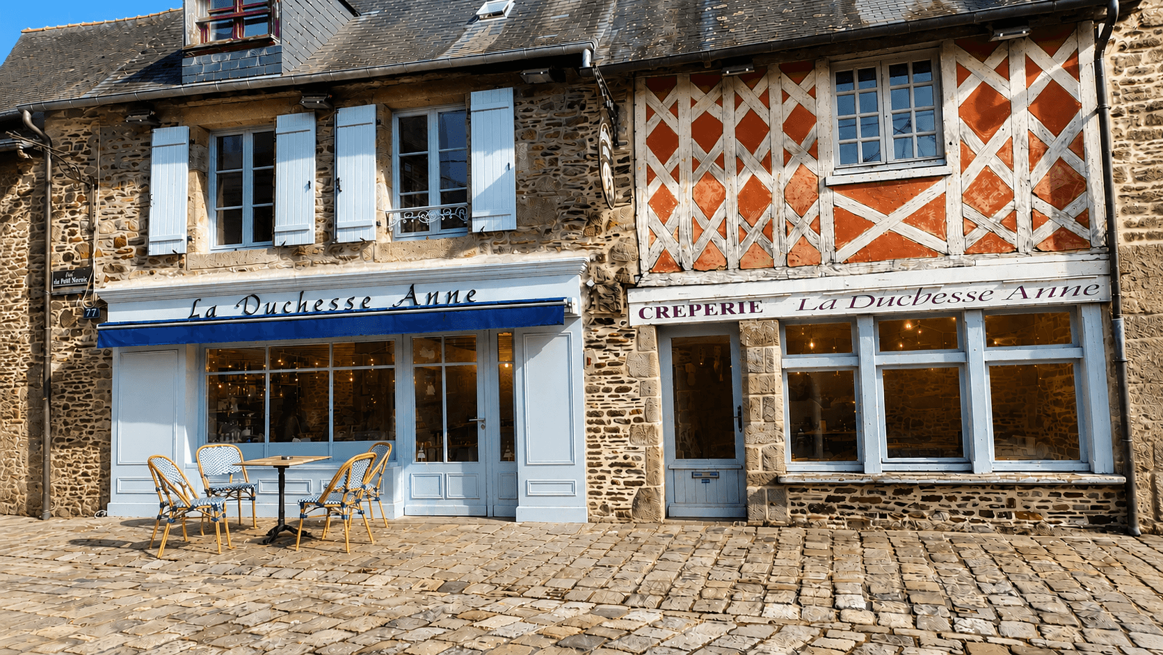 Façade La Duchesse Anne, Fougères